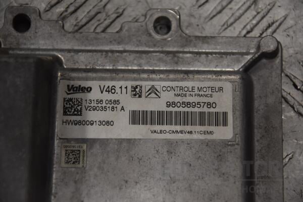 Блок управления двигателем комплект Peugeot 208 1.2 16V 2012 9805895780 189161 - 2