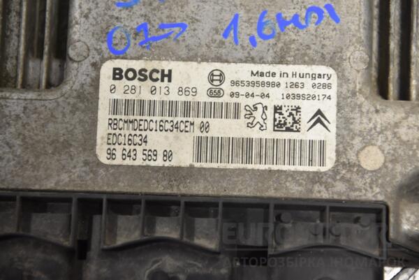 Блок управління двигуном комплект Citroen Jumpy 1.6Mjet 2007-2016 0281013869 189163 - 2