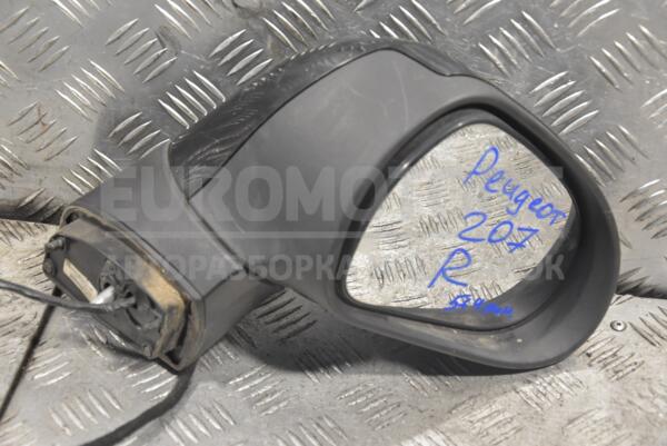 Дзеркало праве електр 2 фішки 5 + 4піна Peugeot 207 2006-2013 96806501XT 189409  euromotors.com.ua