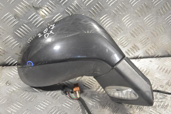 Дзеркало праве електр 2 фішки 5 + 4піна Peugeot 207 2006-2013 96806501XT 189409 - 2