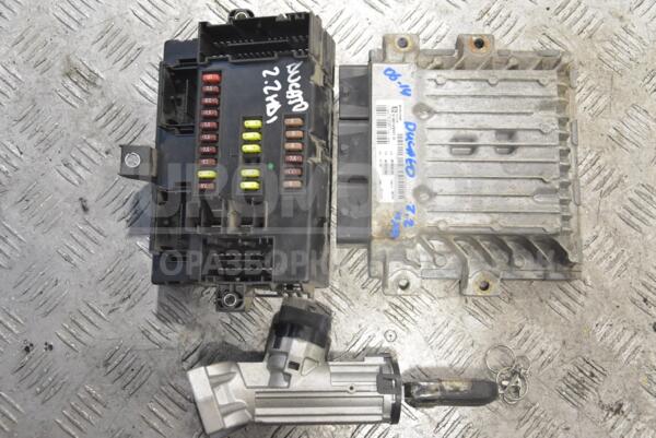 Блок управления двигателем комплект Fiat Ducato 2.2MJet 2006-2014 S180129101D 200002 - 1