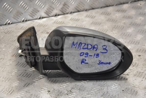 Зеркало правое электр 3 пина Mazda 3 2009-2013 200728 euromotors.com.ua