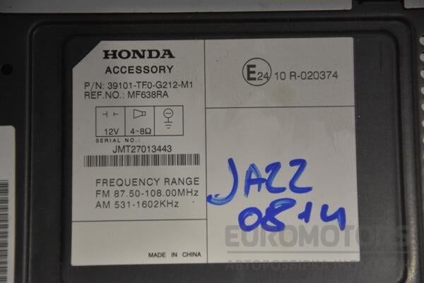 Магнітола штатна Honda Jazz 2008-2014 39101TF0G212M1 201574 - 3