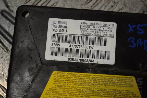 Подушка безпеки двері задні праві BMW X5 (E53) 2000-2007 41707262801W 178986 - 2