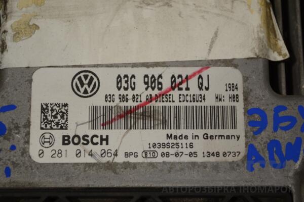 Блок управления двигателем VW Golf 1.9tdi (V) 2003-2008 03G906021QJ 179111 - 2
