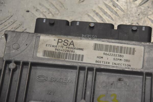 Блок управління двигуном комплект Citroen C3 1.4 16V 2002-2009 9654528280 204602 - 2