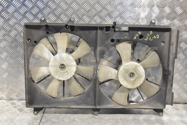 Вентилятор радіатора комплект 2 секції 7 лопатей+5 лопатей з дифузором Mazda CX-7 2.2tdi 2007-2012  204671  euromotors.com.ua