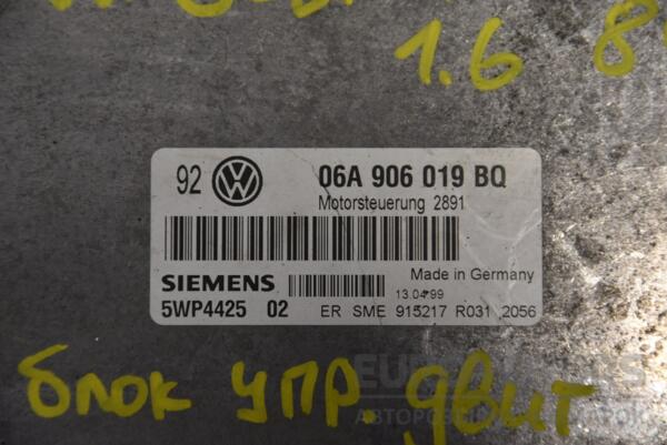 Блок управления двигателем VW Golf 1.6 8V (IV) 1997-2003 06A906019BQ 206773 - 2