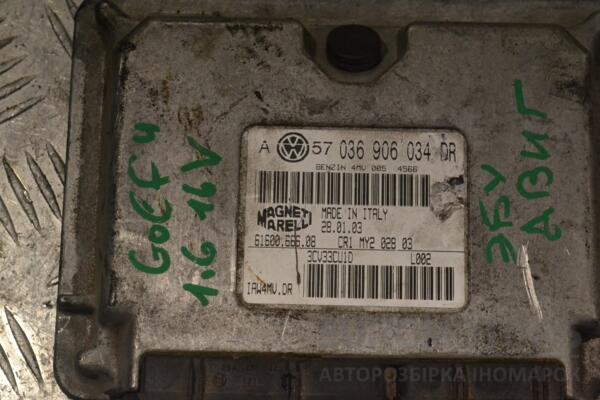 Блок управления двигателем VW Golf 1.6 16V (IV) 1997-2003 036906034DR 192417 - 2