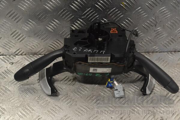 Подрулевой переключатель в сборе шлейф Citroen C3 2002-2009 9656127077 192825 - 2