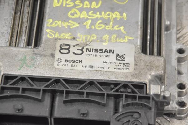 Блок керування двигуном Nissan Qashqai 1.6dCi 2014 237104EB0D 207298 - 2