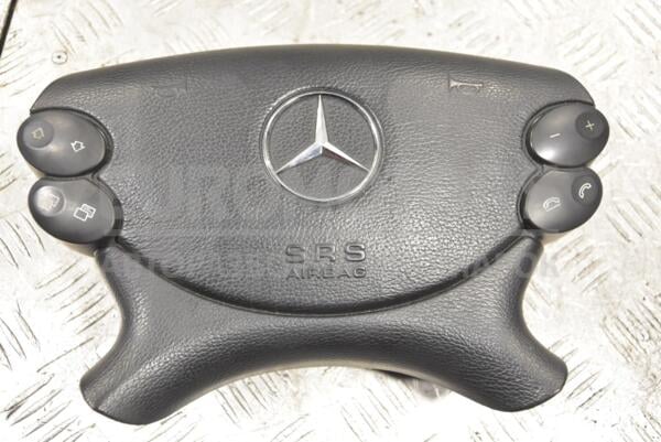 Подушка безопасности руль Airbag 06- Mercedes CLK (W209) 2002-2009 A2198601502 208520  euromotors.com.ua