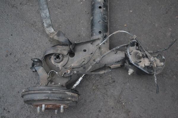 Балка задня в зборі під барабани з ABS Ford Fiesta 2008 193896 - 2