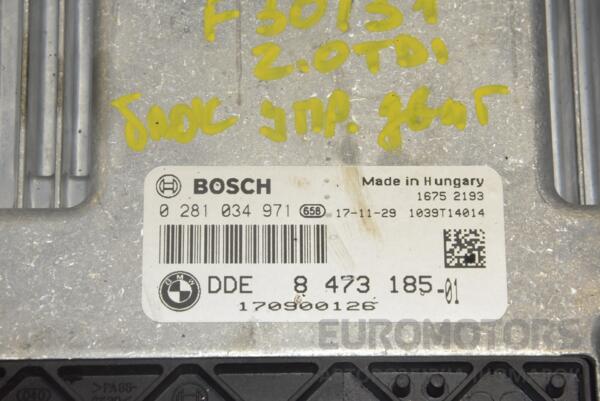 Блок керування двигуном BMW 3 2.0tdi (F30/F31) 2012-2019 0281034971 222688 - 2