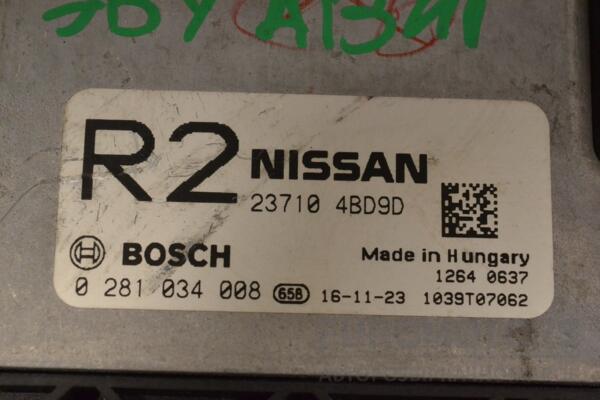 Блок керування двигуном Nissan X-Trail 2.0dci (T32) 2014 0281034008 196373 - 2