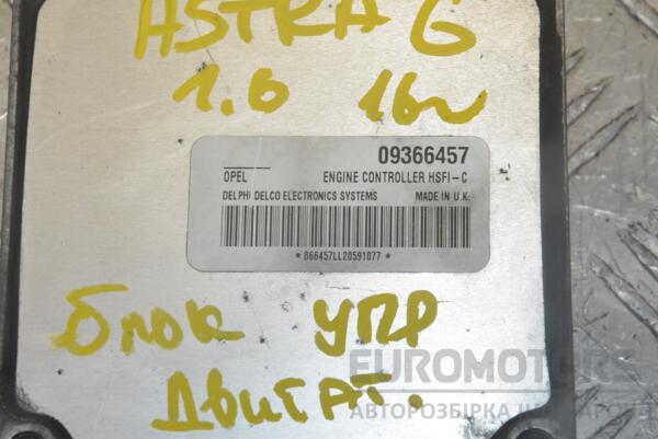 Блок управления двигателем Opel Astra 1.6 16V (G) 1998-2005 09366457 223534 - 2