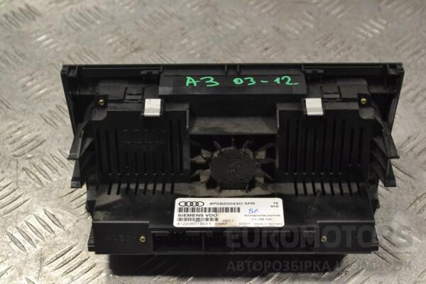 Блок управління пічкою клімат Audi A3 (8P) 2003-2012 8P0820043D 197116 - 2