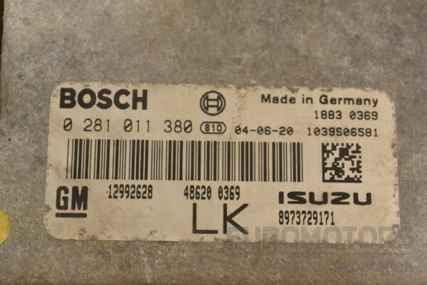 Блок управління двигуном комплект Opel Astra 1.7cdti (H) 2004-2010 0281011380 197354 - 2