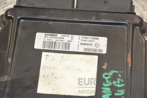 Блок управління двигуном комплект Renault Kangoo 1.4 8V 1998-2008 S110030306С 224066 - 2