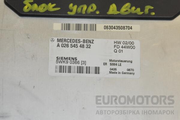 Блок управления двигателем Mercedes C-class 2.0 16V (W203) 2000-2007 A0265454832 224310 - 2