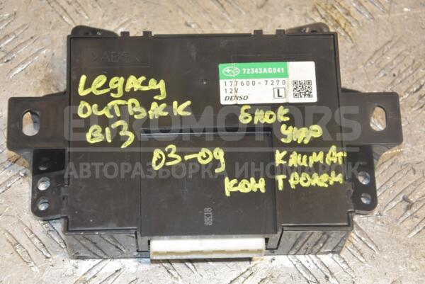 Блок управління клімат контролем 06- Subaru Legacy Outback (B13) 2003-2009 72343AG041 224325  euromotors.com.ua