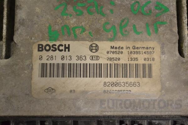 Блок управління двигуном комплект 06- Renault Master 2.5dCi 1998-2010 0281013363 197884 - 2