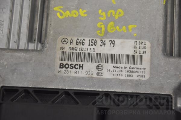 Блок управления двигателем Mercedes C-class 2.2cdi (W203) 2000-2007 A6461503479 225229 - 2