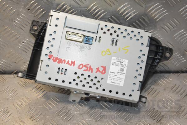 Дисплей інформаційний Lexus RX (450h) 2009-2015 8611048470 225461 - 2