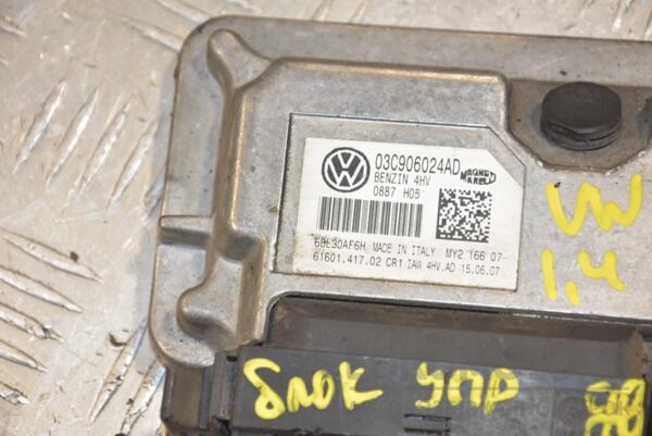 Блок управления двигателем VW Polo 1.4 16V 2001-2009 03C906024AD 227206 - 2