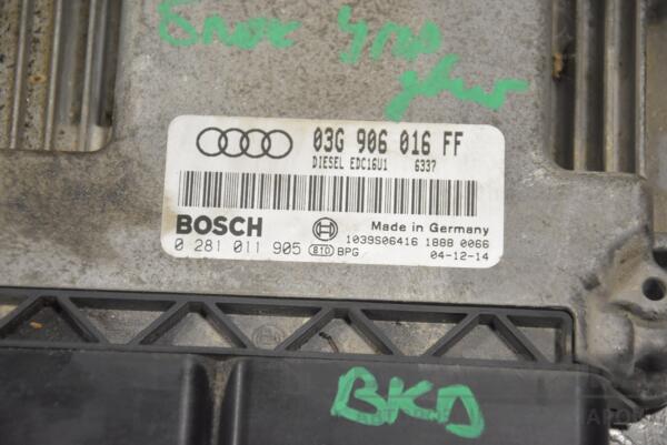 Блок керування двигуном Audi A3 2.0tdi (8P) 2003-2012 03G906016FF 227545 - 2