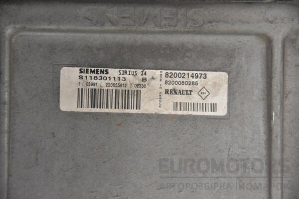 Блок управління двигуном комплект Renault Clio 1.4 8V (II) 1998-2005 S118301113 242453 - 2