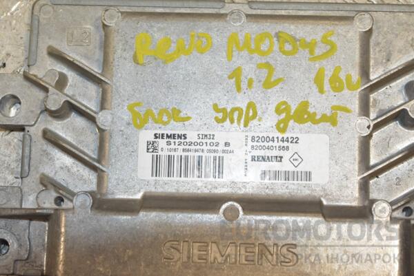 Блок управления двигателем Renault Modus 1.2 16V 2004-2012 8200414422 243199 - 2