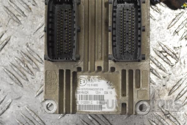 Блок управління двигуном комплект Fiat Fiorino 1.4 8V 2008 51868984 244266 - 2