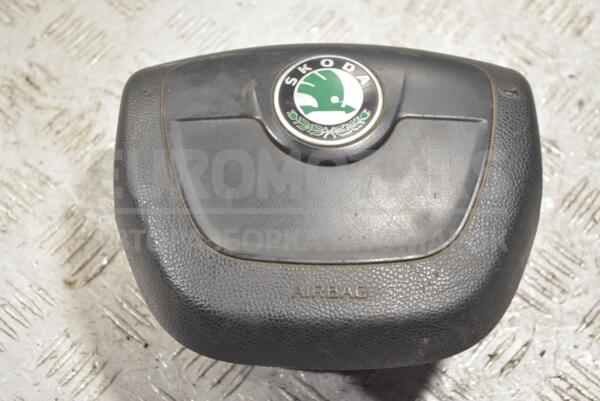 Подушка безопасности руль Airbag Skoda Fabia 2007-2014 5J0880201H 244747 - 1