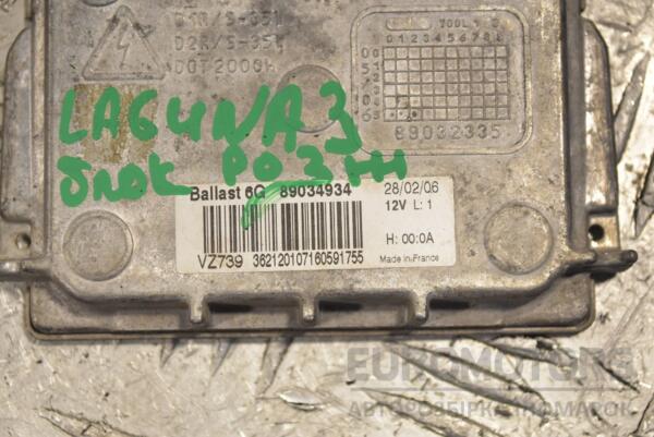 Блок розжига разряда фары ксенон Renault Laguna (III) 2007-2015 89034934 244798 - 2