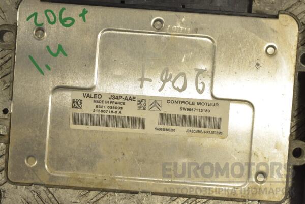 Блок управління двигуном комплект Peugeot 206 1.4 8V 1998-2012 9667112180 244899 - 2