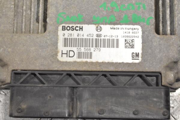 Блок управления двигателем Opel Zafira 1.9cdti (B) 2005-2011 0281014452 245096 - 2