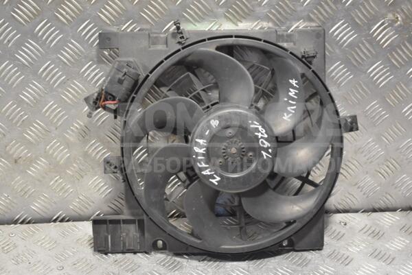 Вентилятор радіатора кондиціонера 7 лопатей з дифузором Opel Zafira 1.9cdti (B) 2005-2012 13147279 245124 - 1