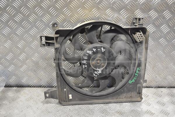Вентилятор радиатора 10 лопастей в сборе с диффузором Opel Zafira 1.9cdti (B) 2005-2012 24467444 245126  euromotors.com.ua