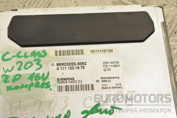 Блок керування двигуном Mercedes C-class 2.0 16V (W203) 2000-2007 A1111531879 246100 - 2