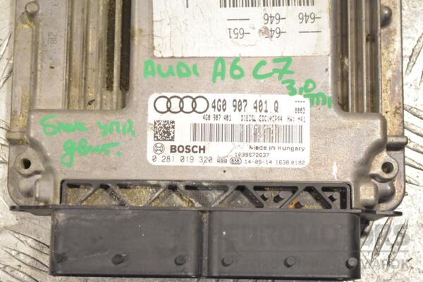 Блок управления двигателем Audi A6 3.0tdi (C7) 2011 4G0907401Q 246571 - 2
