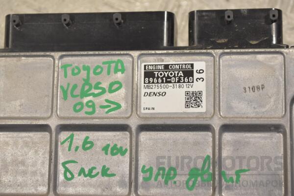 Блок управления двигателем Toyota Verso 1.6 16V 2009-2018 896610F360 247315 - 2