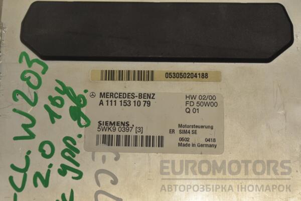 Блок управления двигателем Mercedes C-class 2.0 16V (W203) 2000-2007 A1111531079 247393 - 2