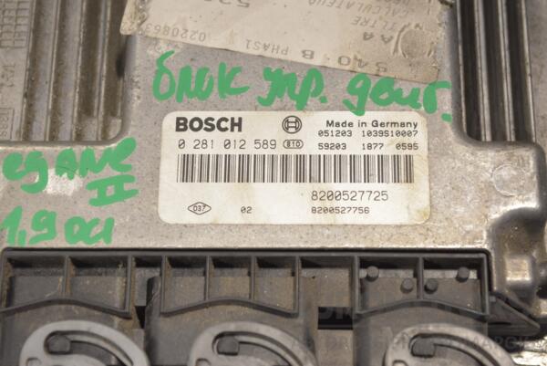 Блок управления двигателем Renault Megane 1.9dCi (II) 2003-2009 0281012589 247720 - 2