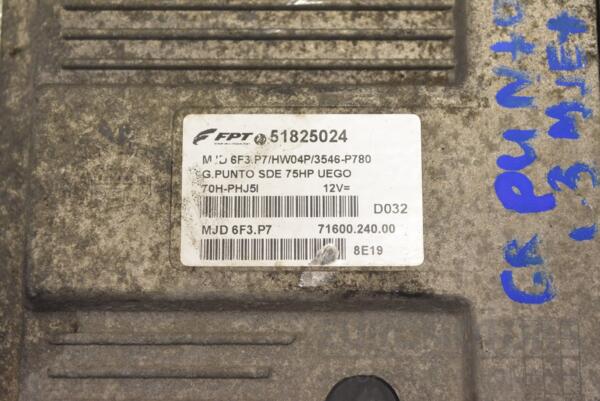 Блок управления двигателем Fiat Grande Punto 1.3Mjet 2005 51825024 249021 - 2