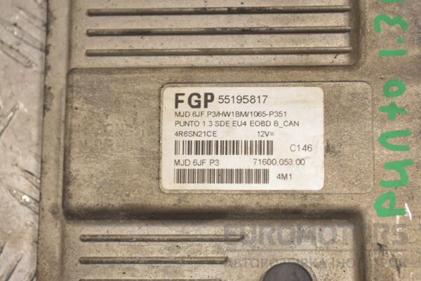 Блок управления двигателем Fiat Punto 1.3Mjet 1999-2010 55195817 249083 - 2