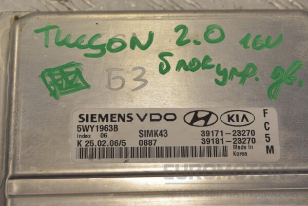 Блок управления двигателем Hyundai Tucson 2.0 16V 2004-2009 3917123270 210088 - 2