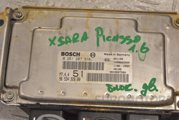 Блок керування двигуном Citroen Xsara Picasso 1.6 8V 1999-2010 0261207318 210564 - 2
