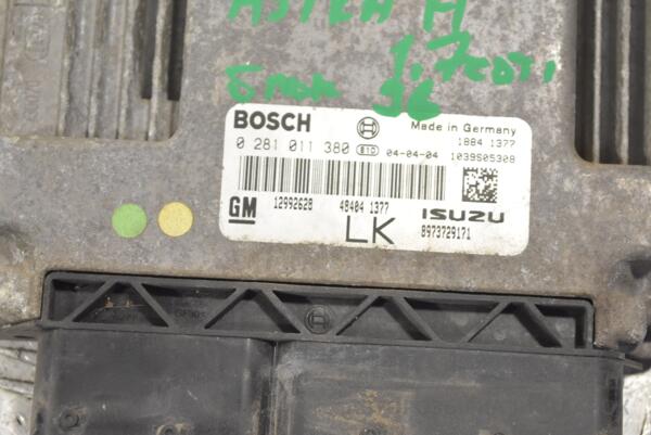 Блок управління двигуном Opel Astra 1.7cdti (H) 2004-2010 0281011380 210566 - 2
