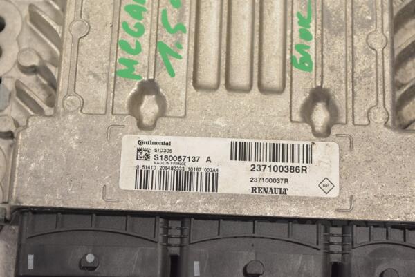 Блок управління двигуном Renault Megane 1.5dCi (III) 2009-2016 237100386R 210761 - 2